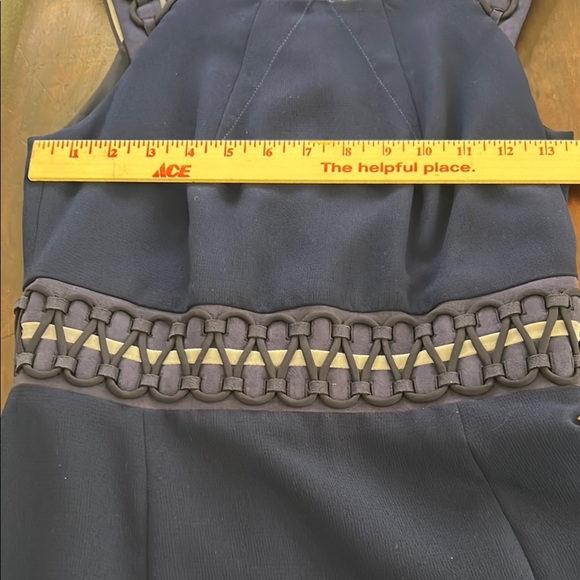 ANTONIO MELANI Blue Midi Dress Elegant Style - Picture 8 of 13